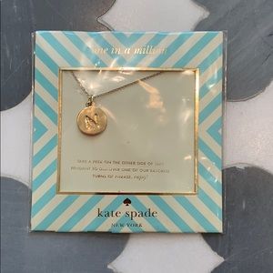 Never opened before Kate Spade N necklace
